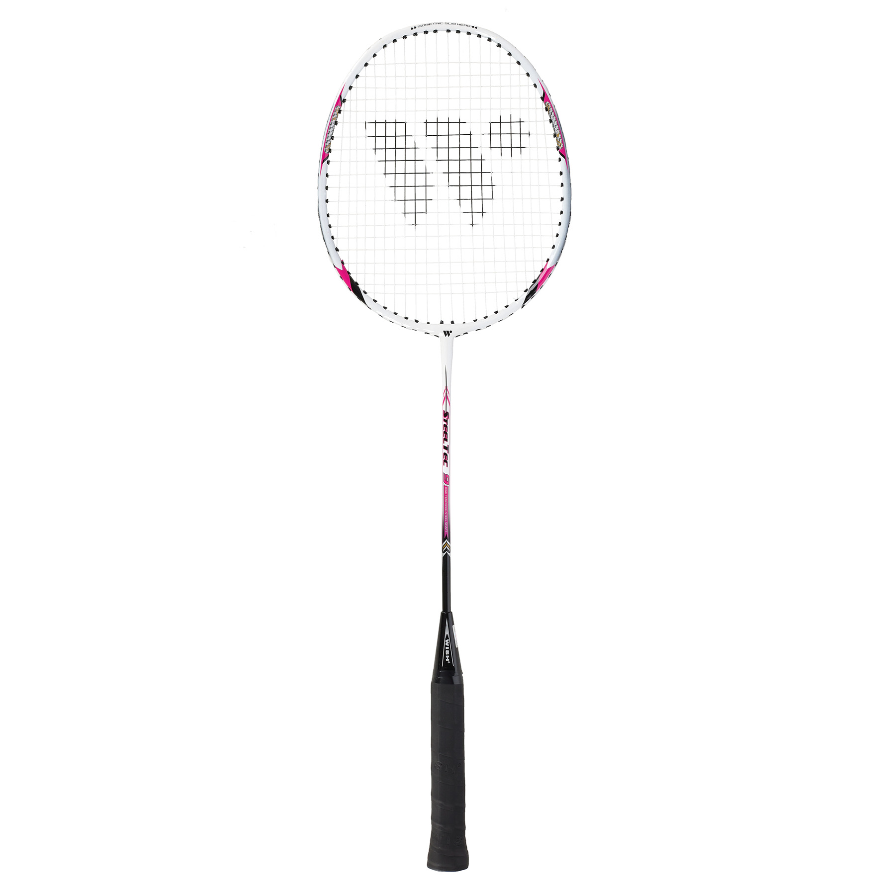 Badmintonová raketa WISH Steeltec 9, červená