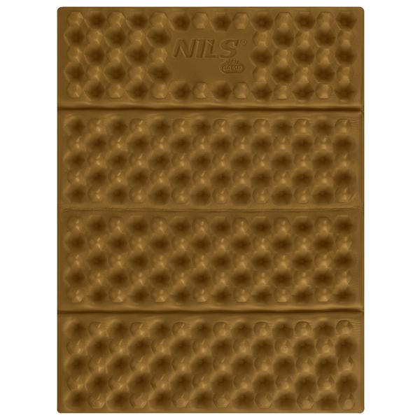 Skládací pěnové sedátko s reflexní vrstvou NILS Camp NC17105 hnědé