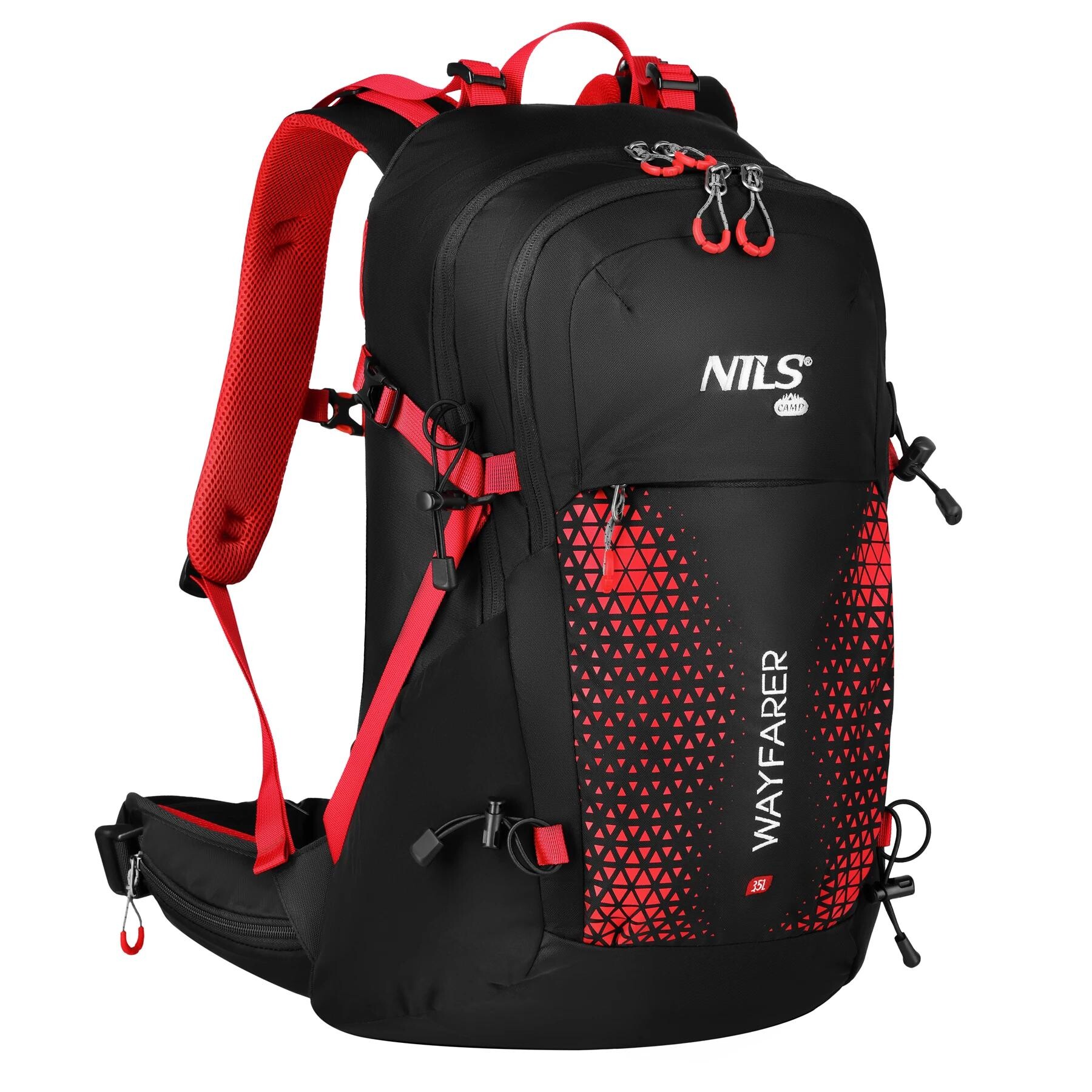 Turistický batoh NILS Camp NC1925 Wayfarer 35L černý