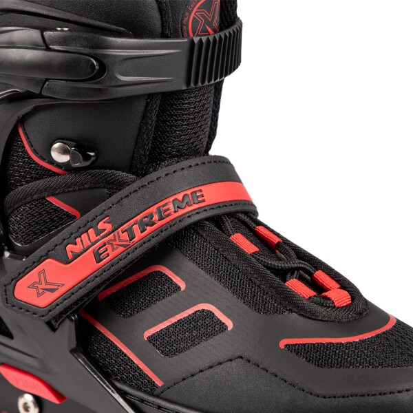 Kolečkové brusle NILS Extreme NA14174 černo-červené S(31-34)