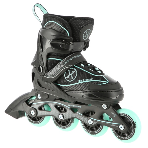 Kolečkové brusle NILS Extreme NA11008 zelené M(35-38)