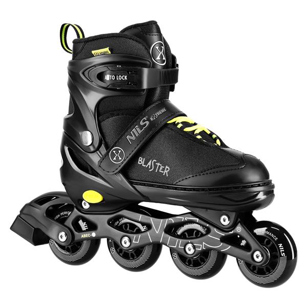 Kolečkové brusle NILS Extreme NA18168A Blaster černé L(39-42)