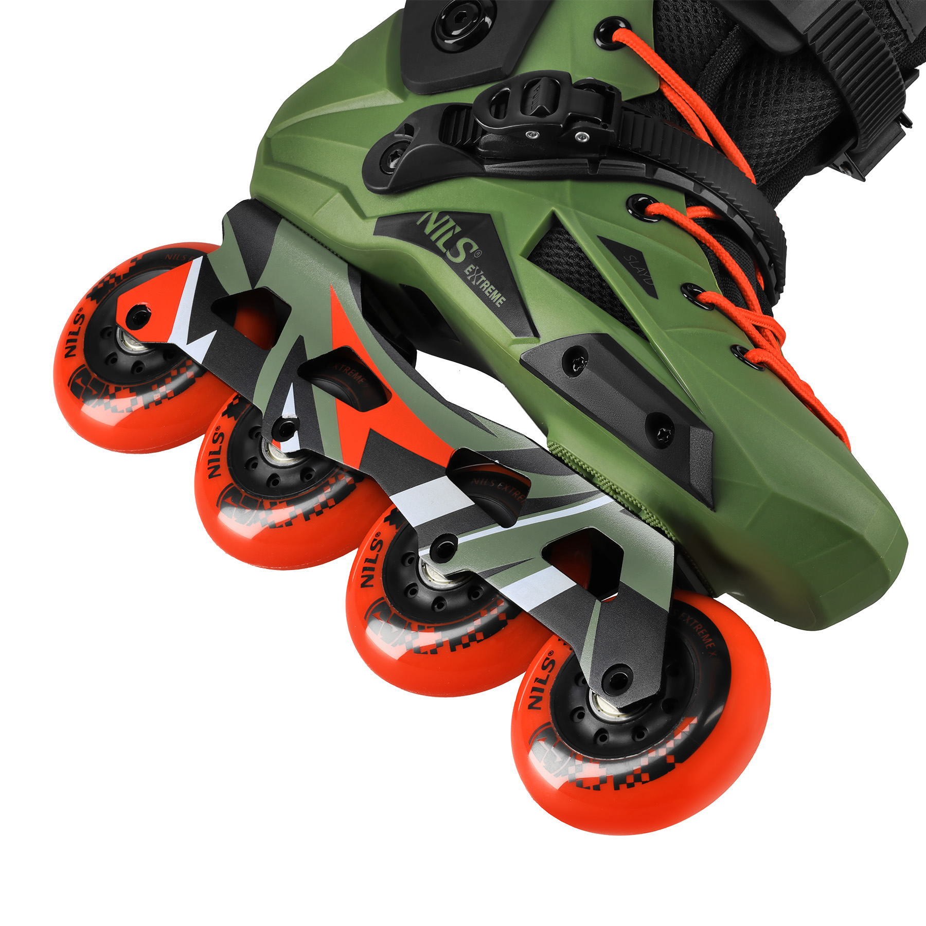 Slalomové brusle NILS Extreme NA1601 Slayd zelené 36