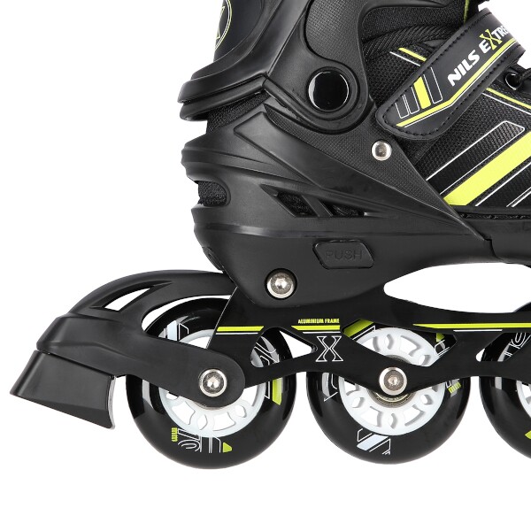 Brusle NILS Extreme NH18191 2v1 černo-žluté L(39-43)