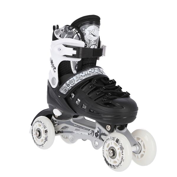 Brusle NILS EXTREME NH10905 4v1 černé S(31-34)