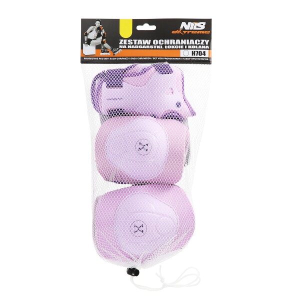 Souprava chráníčů NILS Extreme H704 fialová S