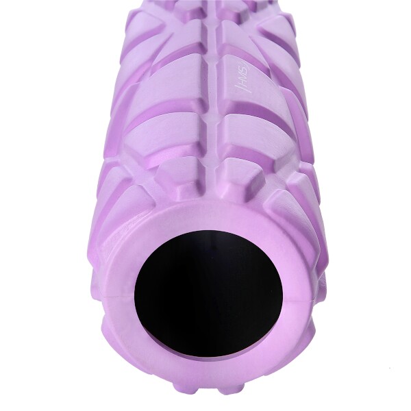 Fitness válec HMS FS119 30 cm, fialový