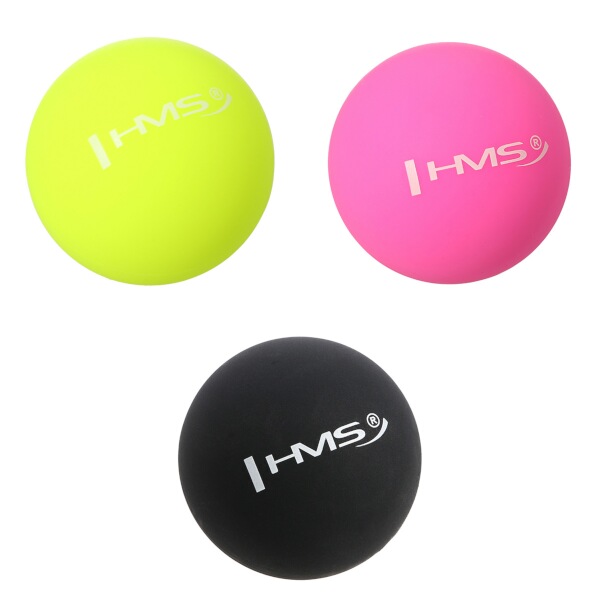 Masážní míč HMS BLC01 růžový - Lacrosse Ball (obrázek 3)