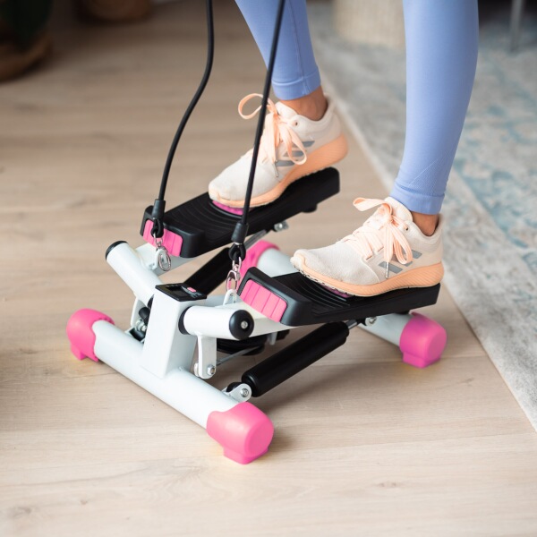 HMS S 3033 růžový twist stepper s expandéry
