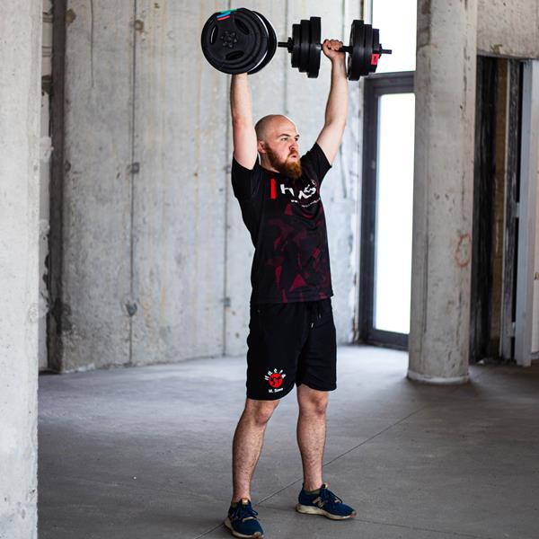 Jednoruční, nakládací činky HMS SG40, 42 kg