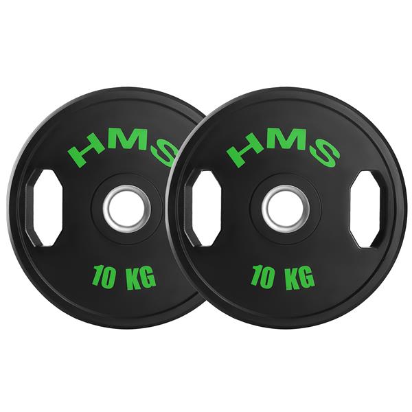 Sada pogumovaných olympijských kotoučů HMS TOG10 2 x 10 kg
