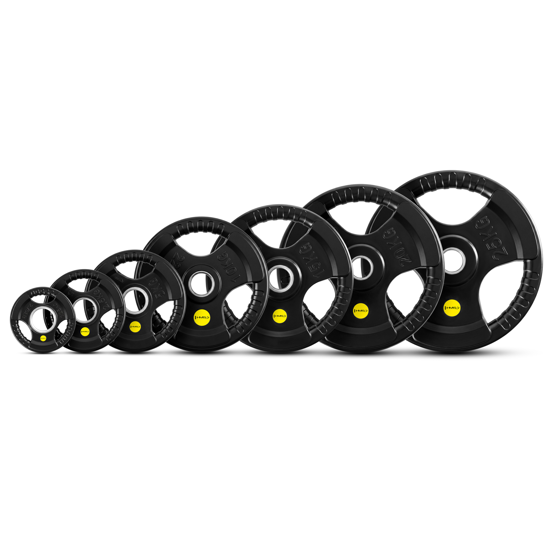 Olympijský pogumovaný kotouč HMS TOK25 Pro 25 kg