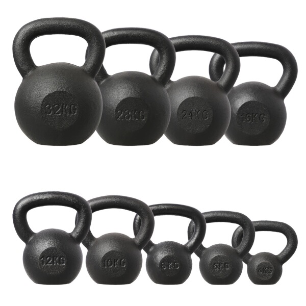 KZG 12 KG LITINOVÝ KETTLEBELL HMS