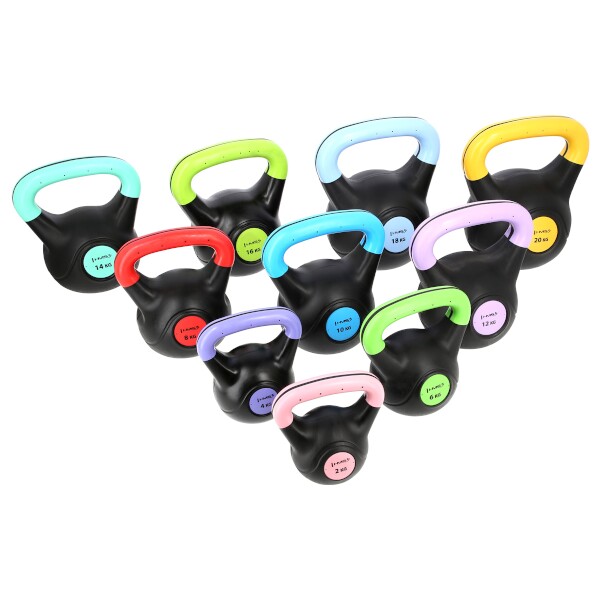 Kompozitový kettlebell HMS KPC06 Vin-Bell 6 kg zelený