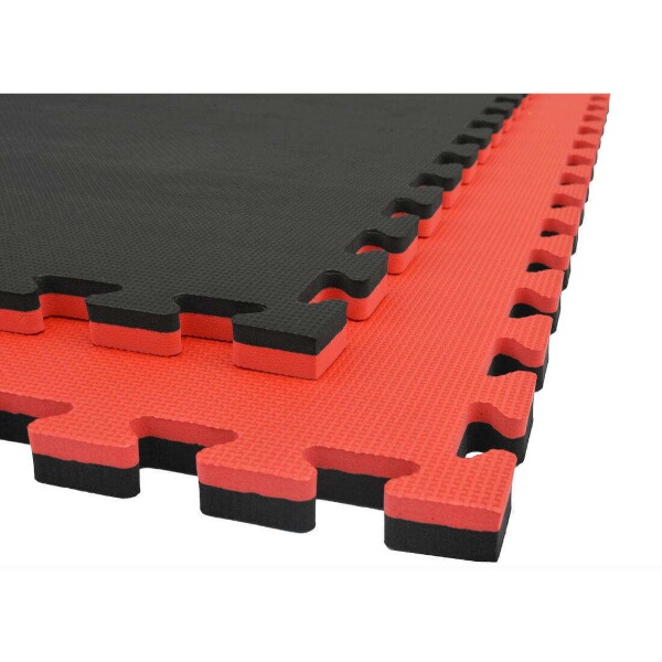 Tatami DBX BUSHIDO 100 x 100 x 2 cm červeno-černá