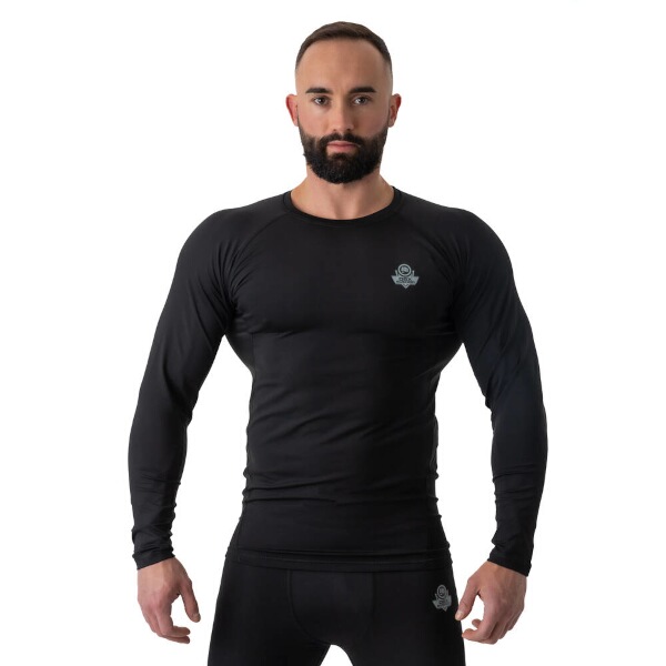 Pánské tréninkové tričko DBX BUSHIDO Rashguard RSL Black S
