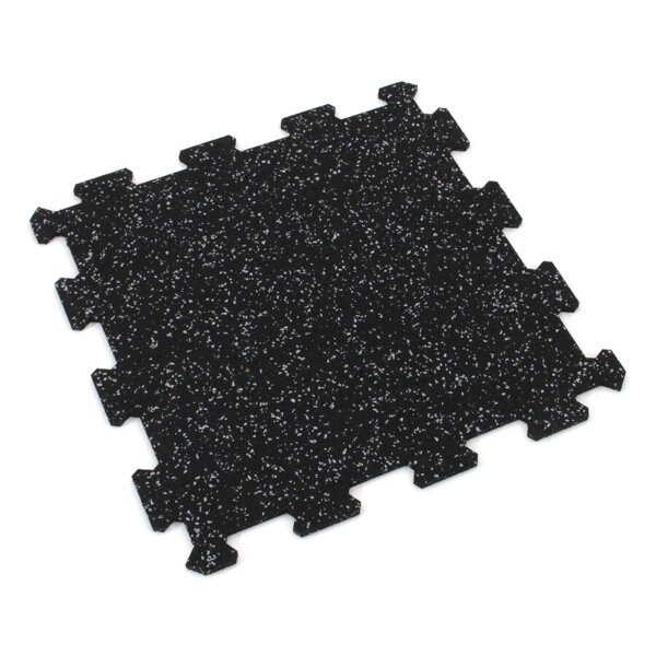 Gumová puzzle podlaha (střed) SF1050 - 95,6 x 95,6 x 1,6 cm, černo-šedá