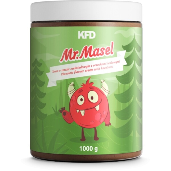 Krém KFD Mr. Masel s příchutí čokolády s lískovými ořechy 1 kg s expirací 09/2024