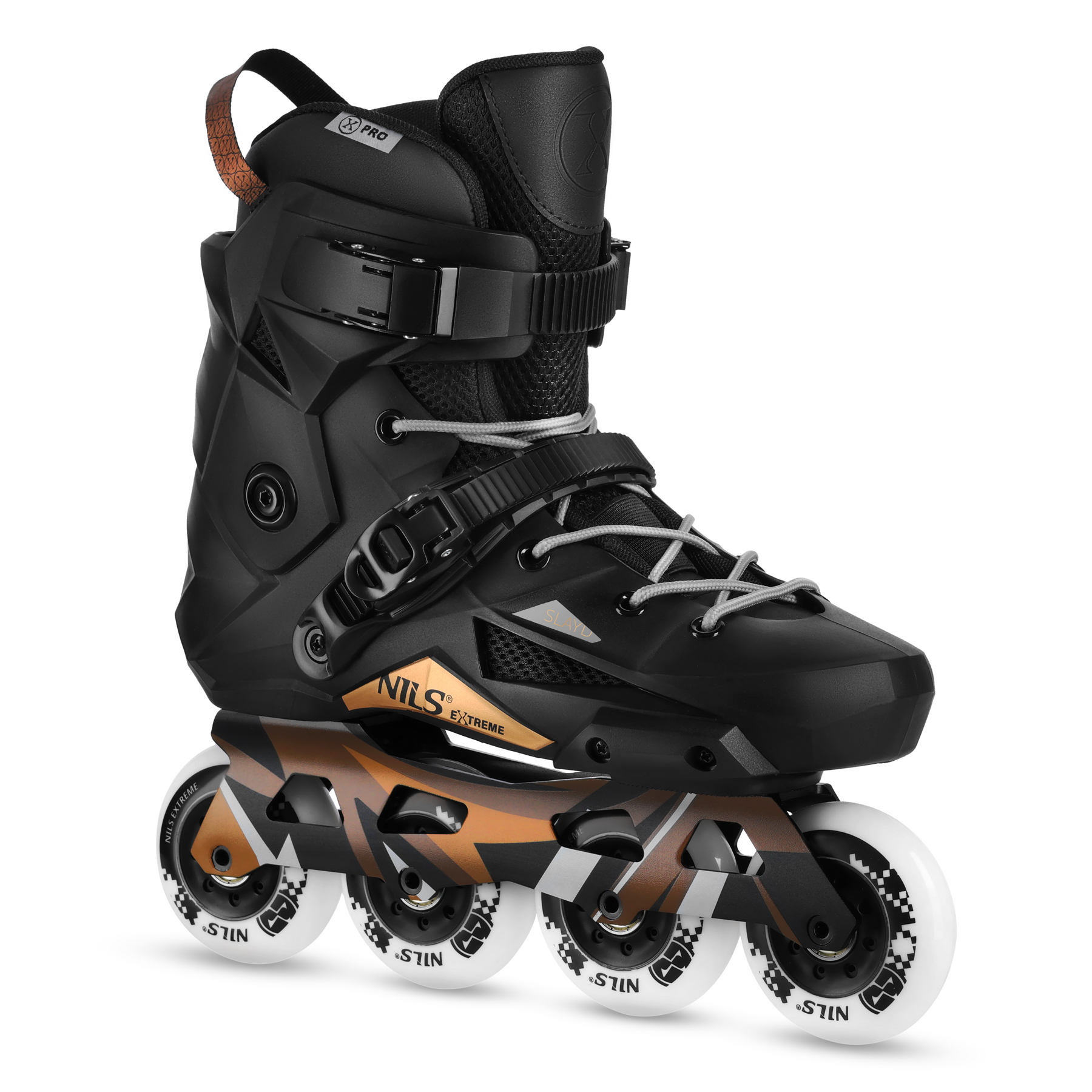 Slalomové brusle NILS Extreme NA1601 Slayd černé 37