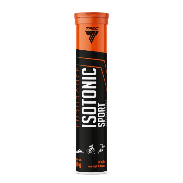 TREC ENDURANCE Isotonic Sport Effervescent s pomerančovou příchutí 20 tablet