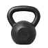 Litinový kettlebell HMS KZG16 16 kg, černý