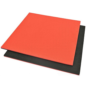 Tatami DBX BUSHIDO 100 x 100 x 4 cm červeno-černá