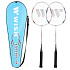 Sada badmintonových raket WISH Steeltech 9K