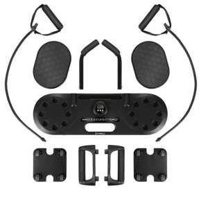 Multifunkční tréninková deska na kliky a břicho s expandéry HMS DBP02 3v1