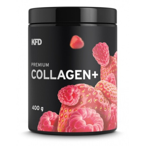 KFD Premium Collagen+ 400 g s příchutí jahod a malin