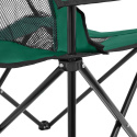 Turistické křeslo NILS Camp NC3302 zelené/černé
