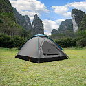 Turistický stan NILS Camp NC6033 Nightfall šedý/modrý