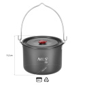 Kempingový hrnec NILS Camp NC17117 s pokličkou 4L