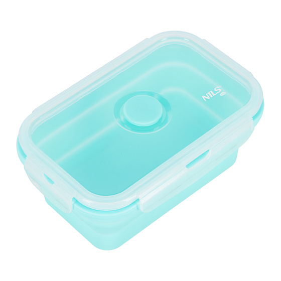 Skládací svačinový box NILS Camp NC4105 500ml mátový