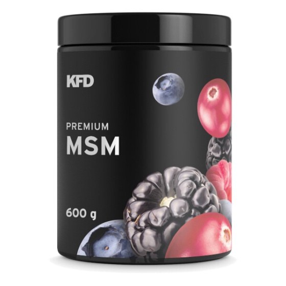 KFD Premium MSM 500 g s příchutí skandinávského ovoce před expirací