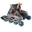 Kolečkové brusle NILS Extreme NJ1828A šedo-oranžové