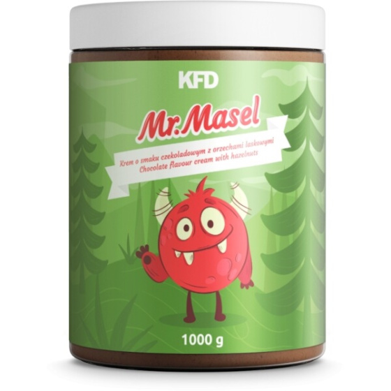 Krém KFD Mr. Masel s příchutí čokolády s lískovými ořechy 1 kg s expirací 09/2024