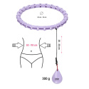 Masážní hula hoop ONE Fitness OHA02 se závažím fialová