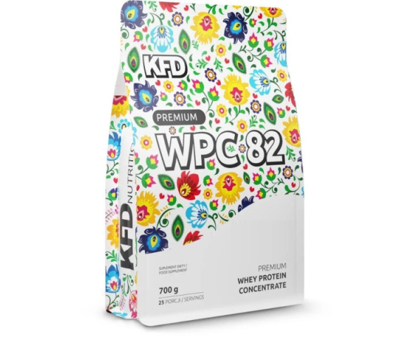 82% WPC protein KFD Premium WPC 82 700 g s příchutí latte