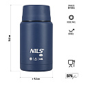 Termoska na jídlo NILS Camp NC3807 modrá 550 ml