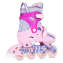 Kolečkové brusle NILS Extreme NA13102 růžové