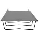 Skládací kempingové lehátko NILS Camp NC3504 šedé 190 cm