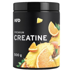 KFD Premium Creatine 500 g s příchutí ananasu a pomeranče