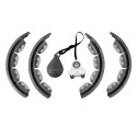 Sada masážní hula hoop HMS HHW06 černá se závažím a počítadlem a zeštíhlujícího pásu BR163 plus size