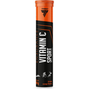 Trec Endurance Vitamin C Sport s příchutí pomeranče - 20 šumivých tablet