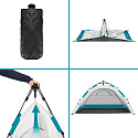Pop-up plážový stan NILS NC4802 šedý