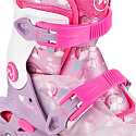 Dětské kolečkové brusle NILS Fun NJ1025 FLIPZY růžové