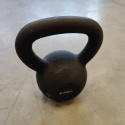 Litinový kettlebell HMS KZG16 16 kg, černý - 2. jakost