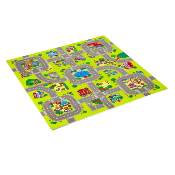 Dětská pěnová puzzle podložka NILS Fun MD02 9 dílů