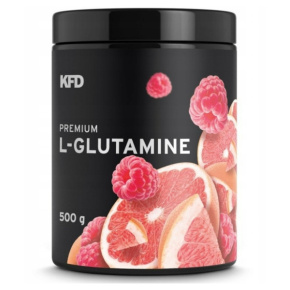 KFD Premium Glutamine 500 g s příchutí pomeranče a citrónu