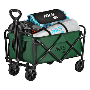 Skládací kempingový vozík NILS Camp NC4306 zelený